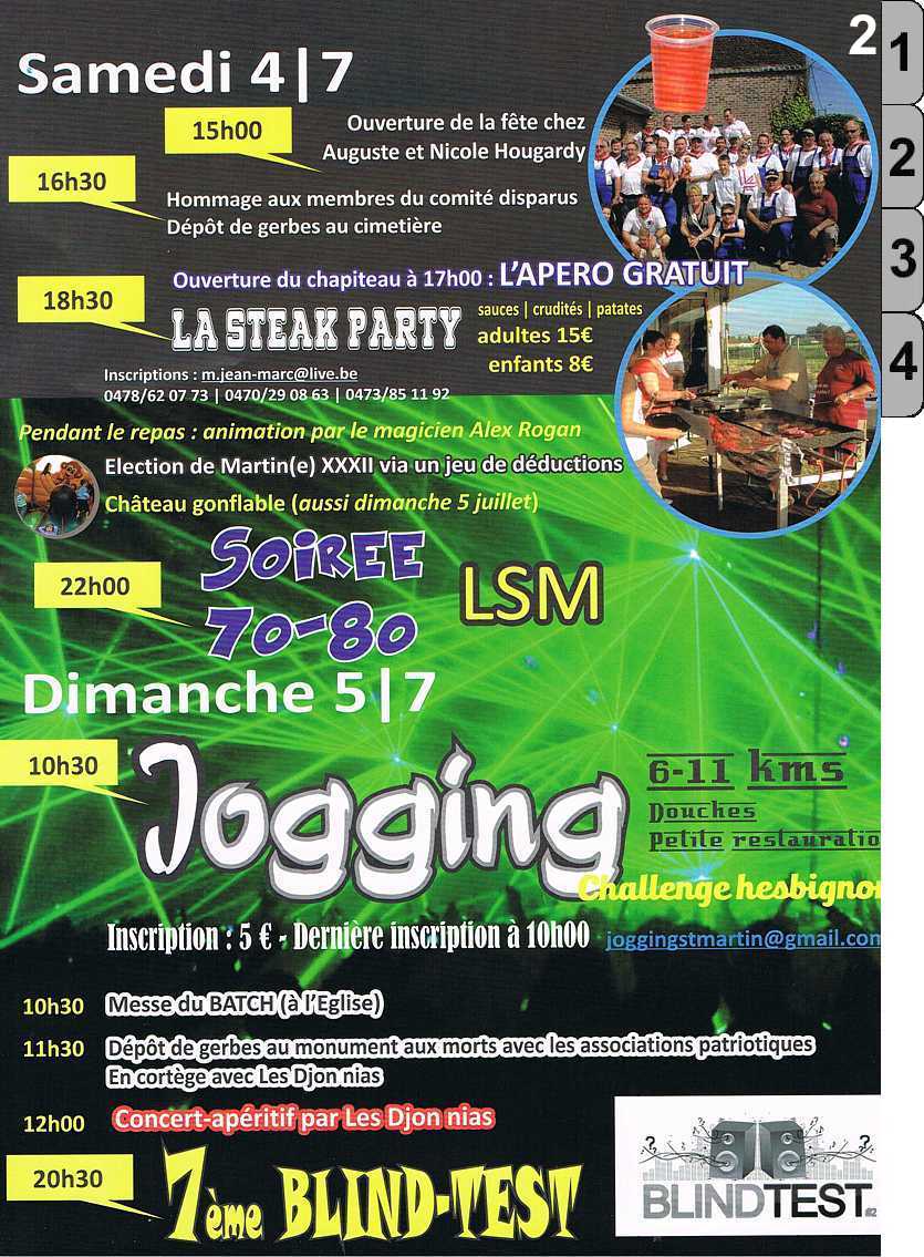 Programme de la fete 2015